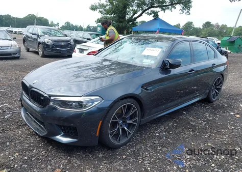 2019 BMW M5 Competition из США, поврежденный, VIN WBSJF0C54KB447344